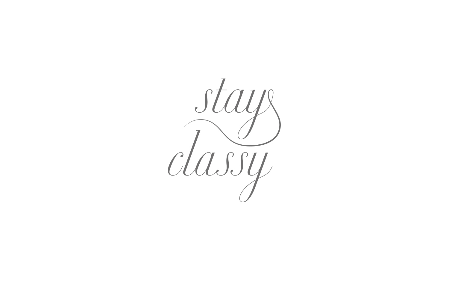 logo Stay Classy